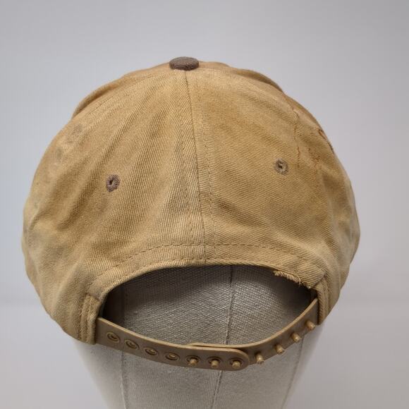 Quiksilver Snapback Hat Brown One Size Adjustable Embroidered Head Trip - Picture 6 of 9